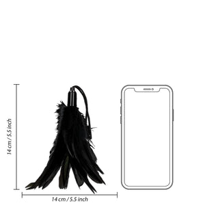 Shots Ouch! Small Feather Tickler Black Bondage - Paddles/Spankers/Ticklers Buy Sex Toys in Singapore LoveisLove U4Ria
