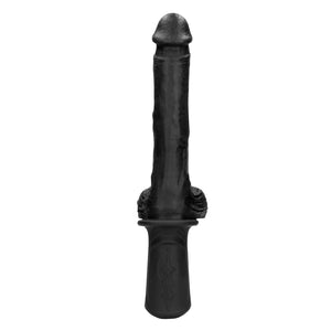 Shots Ouch! Hand Held Liquid Silicone Vibrating and Thrusting Sex Machine Black Vibrators - Realistic Vibrators  Buy Sex Toys in Singapore LoveisLove U4Ria