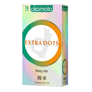 Okamoto Extra Dots Condoms 10pcs Buy in Singapore LoveisLove U4Ria 