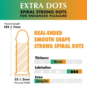 Okamoto Extra Dots Condoms 10pcs Buy in Singapore LoveisLove U4Ria 