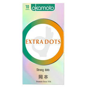 Okamoto Extra Dots Condoms 10pcs Buy in Singapore LoveisLove U4Ria 