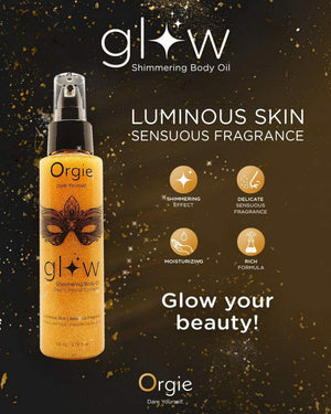 Orgie Glow Shimmering Body Oil 110 ml or Body Cream 250 ml loveislove love is love buy sex toys singapore u4ria