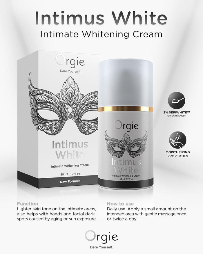 Orgie Intimus White Stimulating Cream 50 ml 1.7 fl oz (In New Packaging)