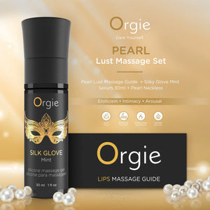 Orgie Pearls Lust Silicone Massage Kit - Intimate and Sensual Experience for Couples