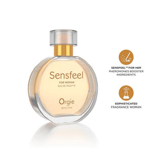 Orgie Sensfeel For Woman Eau De Toilette Pheromone Booster Invoke Seduction 