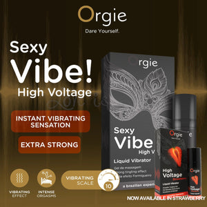 Orgie Sexy Vibe Liquid Vibrator High Voltage Strong Tingling Effect Gel 15 ML 0.5 FL OZ Enhancers & Essentials - Aromas & Stimulants Buy Sex Toys in Singapore LoveisLove U4Ria