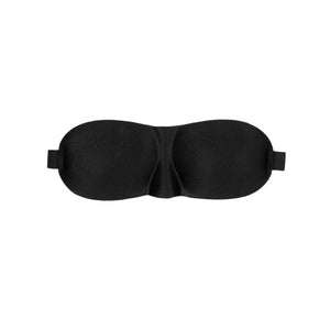 Shots Ouch! Black & White Satin Curvy Eye Mask With Elastic Straps Buy in Singapore LoveisLove U4Ria 