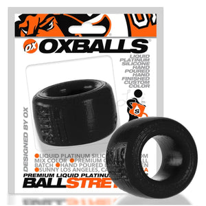 Oxballs Balls-T Silicone Smoosh BallStretcher Black or Blueballs Metallic or Red