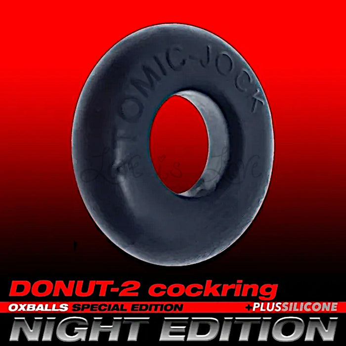 Oxballs Do-Nut-2 Special Edition Velvet Feel Night Black