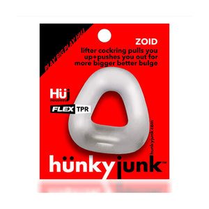 Oxballs Hunkyjunk Zoid Lifting and Bulging Cockring Bronze or Black or Clear