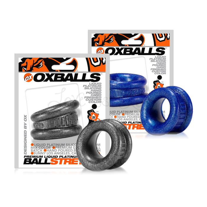 Oxballs Neo Angle Ball Stretcher Smoke Metallic or Blueballs Metallic