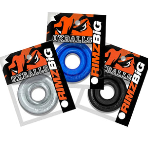 Oxballs RimzBig flexTPR Squishy-firm Softlips Cock Ring black clear pool blue ice. Buy Oxballs Cock Rings in Singapore LoveisLove U4Ria