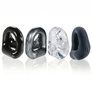 Oxballs 360 2-Way Cockring and BallSling Night Edition Black Clear Steel flexTPR material. Buy Oxballs in Singapore LoveisLove U4Ria