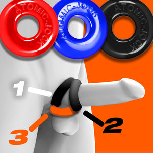 Oxballs Ringer 3-pack Cock Ring OX-1324 Multi Color
