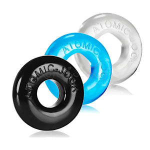 Oxballs Do-Nut-2 Fatty Boner Cock Ring Black or Clear or Ice Blue flexTPR stretchy jelly ring. Buy Oxballs in Singapore LoveisLove U4Ria