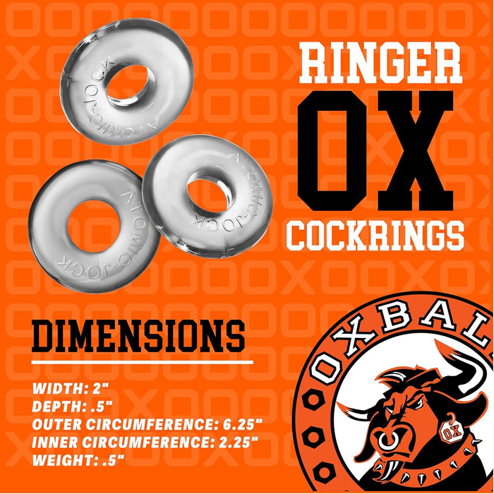 Oxballs Ringer 3-pack Cock Ring OX-1324