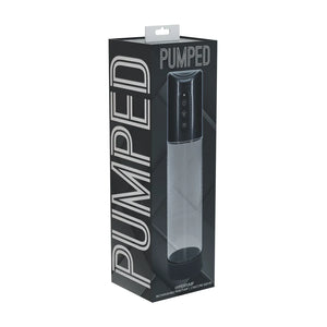 Shots Pumped HyperPump Rechargeable Penis Pump Gun Metal For Him - Penis Pumps & Enlargers Buy Sex Toys in Singapore LoveisLove U4Ria