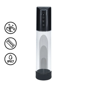 Shots Pumped HyperPump Rechargeable Penis Pump Gun Metal For Him - Penis Pumps & Enlargers Buy Sex Toys in Singapore LoveisLove U4Ria