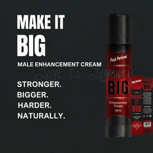 Peak Performa Make It Big Enhancement Cream 100 ML Enhancers & Essentials Buy Sex Toys in Singapore LoveisLove U4Ria