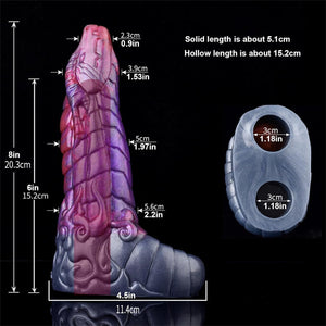 Phantom Dragon Fantasy Penis Sleeve 8 Inch For Him - Penis Sheath/Sleeve Buy Sex Toys in Singapore LoveisLove U4Ria