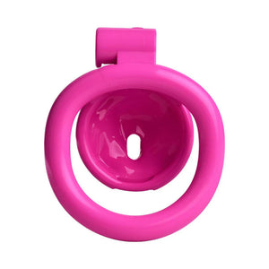 Pink Rose Pussy Chastity Cage 4-Piece Ring Kit #219 (42mm,45mm,48mm,52mm) Buy in Singapore LoveisLove U4Ria 