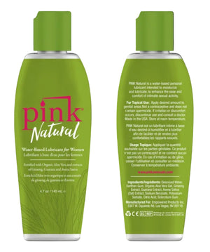 Pink Natural water based lubricant