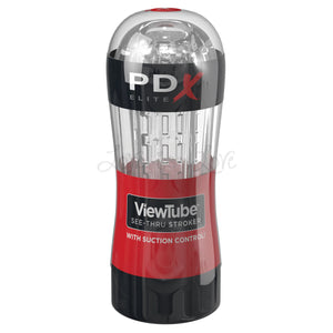 Pipedream PDX Elite ViewTube See-Thru Stroker Clear Buy in Singapore LoveisLove U4Ria 