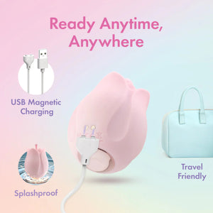 Play With Me Romantic Rose Vibrator With 3 Rosebud Attachments Buy in Singapore LoveisLove U4Ria 