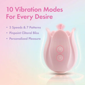 Play With Me Romantic Rose Vibrator With 3 Rosebud Attachments Buy in Singapore LoveisLove U4Ria 