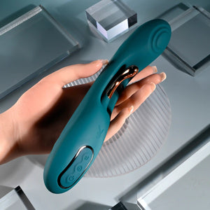 Playboy Aurelie Vibration & Thrusting Silicone G-Spot Tickling Vibrator Buy in Singapore LoveisLove U4Ria 