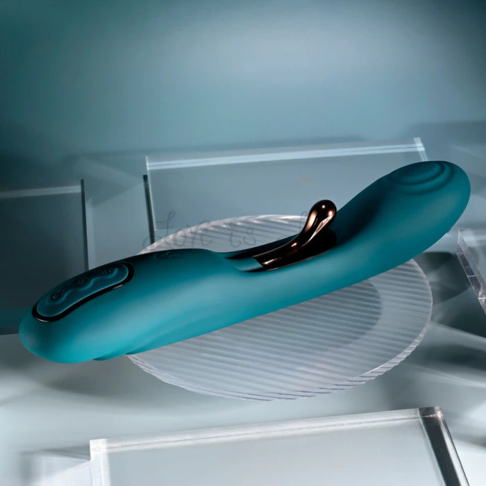 Playboy Aurelie Vibration & Thrusting Silicone G-Spot Tickling Vibrator