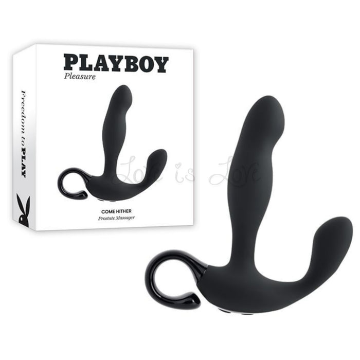 Playboy Come Hither Rechargeable Silicone Prostate Massager With Remote