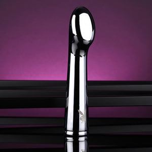 Playboy Swoon Rechargeable Vibrator Aluminum Platinum Buy in Singapore LoveisLove U4Ria 