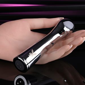 Playboy Swoon Rechargeable Vibrator Aluminum Platinum Buy in Singapore LoveisLove U4Ria 