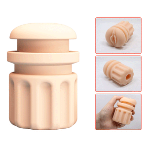 Pretty Love Emily Vibrating Licking Vagina Masturbator Beige Male Masturbators - Vibrating Masturbators Buy Sex Toys in Singapore LoveisLove U4Ria