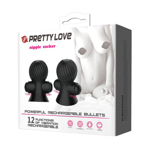 Pretty Love Nipple Sucker 12 Functions Rechargeable Bullets Nipple Toys - Nipple Vibrators Buy Sex Toys in Singapore LoveisLove U4Ria