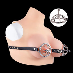 Psyche Goddess Steel Spiked Nipple Cages with Adjustable Straps Nipple Toys - Nipple Clamps Buy Sex Toys in Singapore LoveisLove U4Ria
