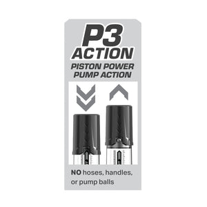 Pump Worx Max Boost Piston-Action Power Pump Black or Blue (Could Fill The Tube With Water) For Him - Penis Pumps & Enlargers Buy in Singapore LoveisLove U4Ria