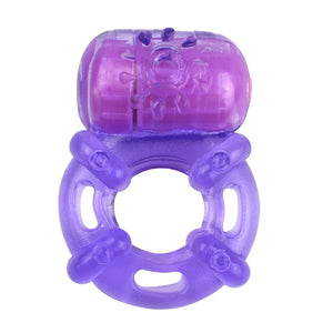Purple Sun Vibrating Cock Ring with Battery-Operated Bullet Cock Rings - Vibrating Cock Rings Buy in Singapore LoveisLove U4Ria