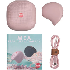 Fun Factory Mea Premium Suction Toy Clitoral Stimulator Powder Rose and Velvet Green Buy in Singapore LoveisLove U4Ria 