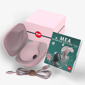 Fun Factory Mea Premium Suction Toy Clitoral Stimulator Powder Rose and Velvet Green Buy in Singapore LoveisLove U4Ria 