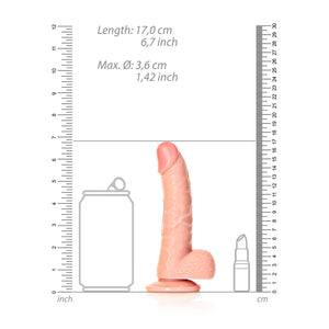 Shots RealRock Curved Realistic Dildo with Balls and Suction Cup 6 Inch Tan or Flesh Dildo - Realistic Dildos  Buy Sex Toys in Singapore LoveisLove U4Ria