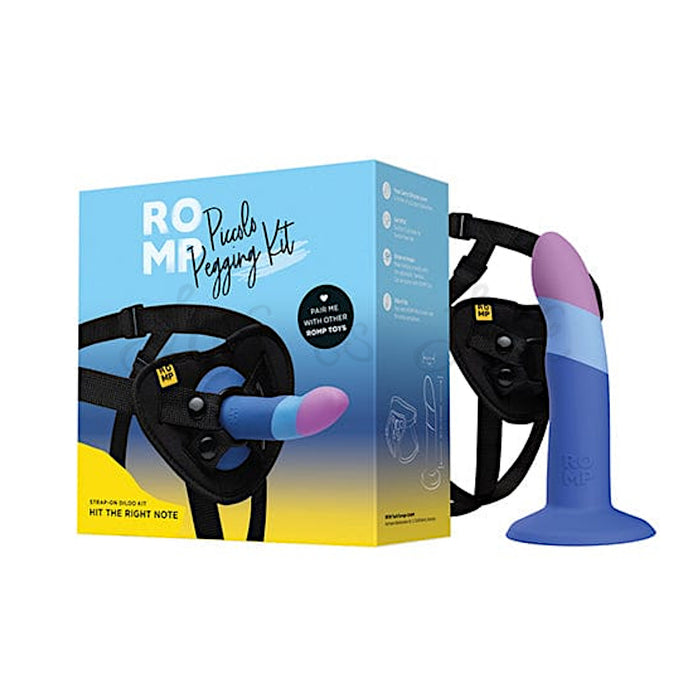 ROMP Piccolo Pegging Kit Strap-On Dildo With Harness Kit