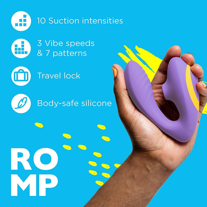 ROMP Reverb Clitoral And G Spot Dual Stimulator (With Pleasure Air Technology)(Good Reviews)