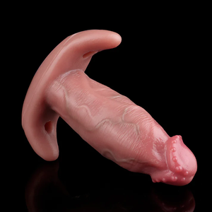 Realistic Penis Liquid Silicone Anal Plug 5.8 Inch Anal - Exotic & Unique Butt Plugs Buy Sex Toys in Singapore LoveisLove U4Ria