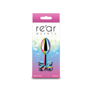 NS Novelties Rear Assets Clover Anal Plug Multicolor and Rose Gold Buy in Singapore LoveisLove U4Ria 