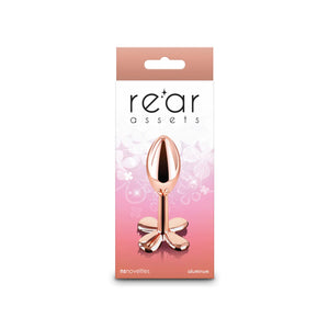 NS Novelties Rear Assets Clover Anal Plug Multicolor and Rose Gold Buy in Singapore LoveisLove U4Ria 