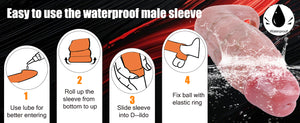 Regidev Liquid Silicone Realistic Cock Sheath 5.75 Inch For Him - Penis Sheath/Sleeve Buy Sex Toys in Singapore LoveisLove U4Ria