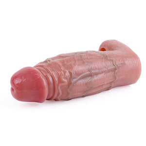 Regidev Liquid Silicone Realistic Cock Sheath 5.75 Inch For Him - Penis Sheath/Sleeve Buy Sex Toys in Singapore LoveisLove U4Ria