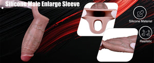 Regidev Liquid Silicone Realistic Cock Sheath 5.75 Inch For Him - Penis Sheath/Sleeve Buy Sex Toys in Singapore LoveisLove U4Ria